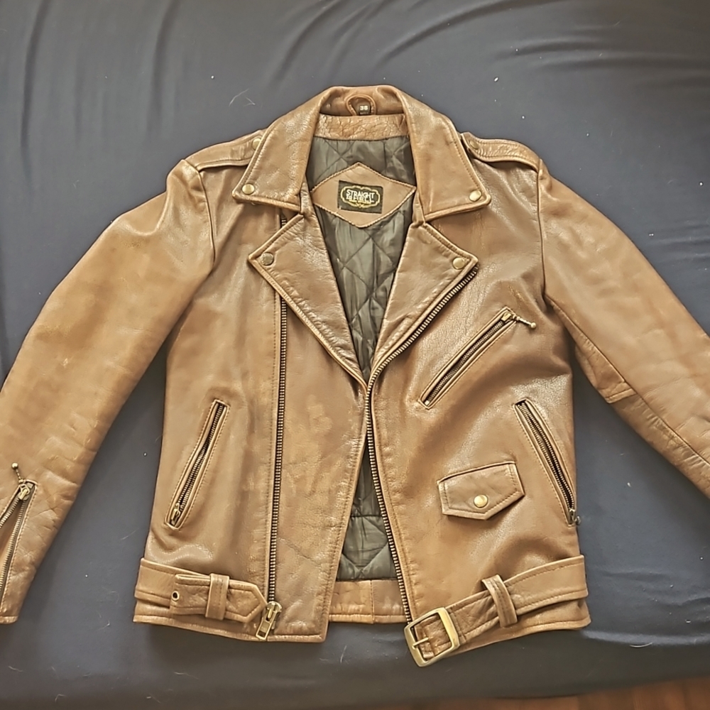 Straight To Hell Commando Motorcycle Jacket - image 1